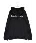 BALENCIAGA (バレンシアガ) バックロゴプリントパーカー ブラック サイズ:L：65000円