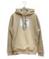 BURBERRY（バーバリー）の古着「PRORSUM Label Patch Hoodie（プローサムラベルパッチパーカー）」｜ベージュ