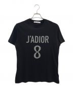 Christian Diorクリスチャン ディオール）の古着「J'ADIORロゴTシャツ」｜ブラック