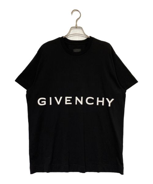 GIVENCHY（ジバンシィ）GIVENCHY (ジバンシィ) 4Gロゴ刺繍Tシャツ ブラック サイズ:XSの古着・服飾アイテム