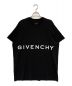 GIVENCHY（ジバンシィ）の古着「4Gロゴ刺繍Tシャツ」｜ブラック