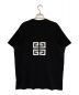 GIVENCHY (ジバンシィ) 4Gロゴ刺繍Tシャツ ブラック サイズ:XS：40000円
