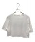 CELINE (セリーヌ) クロップドTシャツ ホワイト サイズ:XS：55000円