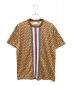 BURBERRY（バーバリー）の古着「ENGLAND Monogram Stripe Print TEE」｜ブラウン