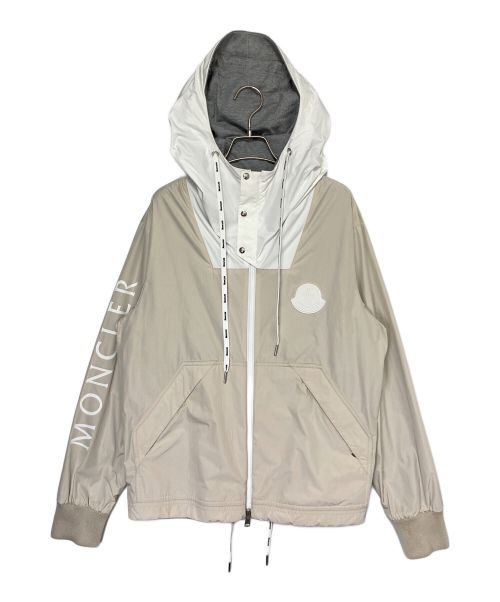 MONCLER（モンクレール）MONCLER (モンクレール) CHABAT GIUBBOTTO グレー×ベージュ サイズ:1の古着・服飾アイテム