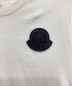 中古・古着 MONCLER (モンクレール) Big Logo Cut And Sew（ビッグロゴカットソー） ホワイト サイズ:M：30000円