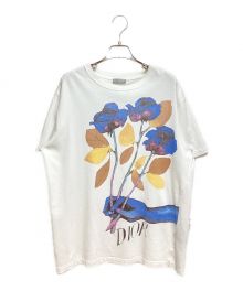 Dior×ALEX FOXTON（ディオール×アレックス・フォクストン）の古着「バラプリントTシャツ」｜ホワイト