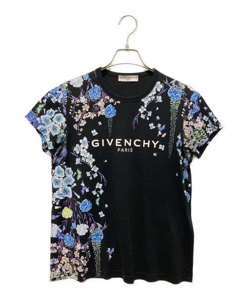 GIVENCHY（ジバンシィ）GIVENCHY (ジバンシィ) フラワーロゴプリントTシャツ ブラック サイズ:Sの古着・服飾アイテム