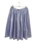 MIU MIU (ミュウミュウ) フロントボタンストライプスカート スカイブルー サイズ:40：70000円