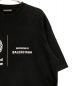 中古・古着 BALENCIAGA (バレンシアガ) WFP TSHIRT ブラック サイズ:XS：30000円