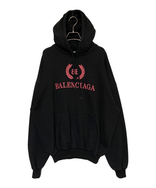 BALENCIAGA（バレンシアガ）BALENCIAGA (バレンシアガ) ロゴパーカー ブラック サイズ:XSの古着・服飾アイテム