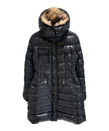 MONCLER（モンクレール）の古着「HERMIFUR/ダウンコート」｜ブラック