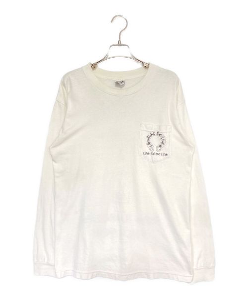 CHROME HEARTS（クロムハーツ）CHROME HEARTS (クロムハーツ) ロサンゼルスロングスリーブTシャツ ホワイト サイズ:Mの古着・服飾アイテム