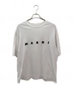 MARNIマルニ）の古着「ロゴTシャツ」｜ホワイト