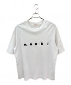 MARNIマルニ）の古着「ロゴTシャツ」｜ホワイト