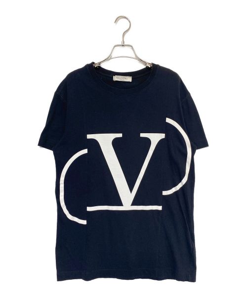 VALENTINO（ヴァレンティノ）VALENTINO (ヴァレンティノ) ロゴTシャツ ブラック サイズ:XSの古着・服飾アイテム