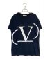 VALENTINO（ヴァレンティノ）の古着「ロゴTシャツ」｜ブラック