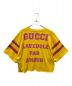 GUCCI (グッチ) Gucci '1921' print cotton T-shirt イエロー サイズ:S：30000円