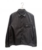 PRADAプラダ）の古着「RE-NYLON/Coach Jacket（リナイロン/コーチジャケット）」｜ブラック