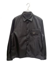 PRADA（プラダ）の古着「RE-NYLON/Coach Jacket（リナイロン/コーチジャケット）」｜ブラック