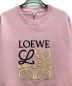 中古・古着 LOEWE (ロエベ) ANAGLAM LOGO SWEAT(アナグラムロゴスウェット) ピンク サイズ:L：65000円