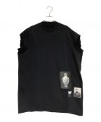 DRKSHDWダークシャドウ）の古着「FAUN SLEEVELESS JUMBO TOP IN BLACK」｜ブラック