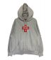 SUPREME（シュプリーム）の古着「Cross Box Logo Hooded」｜グレー