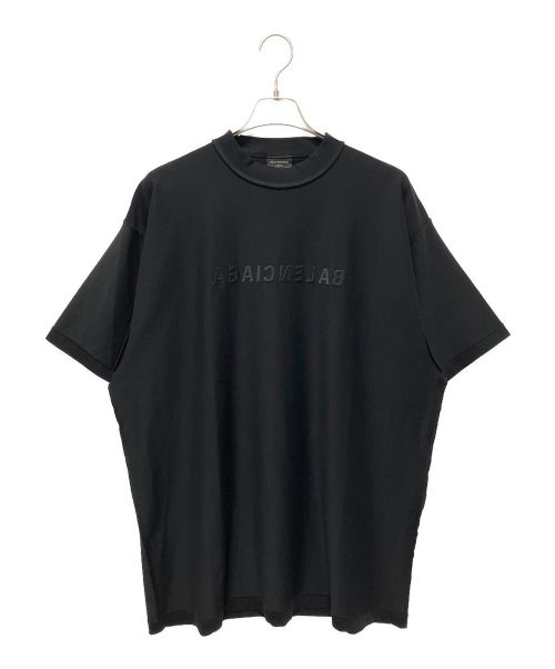 BALENCIAGA（バレンシアガ）BALENCIAGA (バレンシアガ) インサイドアウトオーバーTシャツ ブラック サイズ:2の古着・服飾アイテム