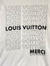 中古・古着 LOUIS VUITTON (ルイ ヴィトン) パッチワークLVリストTシャツ ホワイト サイズ:M：40000円