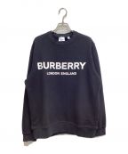 BURBERRYバーバリー）の古着「ロゴスウェット」｜ブラック