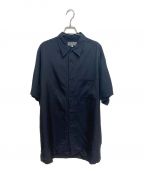 Yohji Yamamoto pour hommeヨウジヤマモト プールオム）の古着「半袖ロングシャツ」｜ブラック