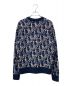 Dior (ディオール) DIOR Oblique Wool Jacquard Sweater/オブリークウールジャガードセーター ネイビー サイズ:Ｍ：150000円