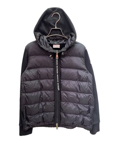 MONCLER（モンクレール）MONCLER (モンクレール) ダウン切替パーカー ブラック サイズ:Mの古着・服飾アイテム