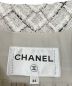 中古・古着 CHANEL (シャネル) ショートツイードジャケット ホワイト×グレー サイズ:34：400000円