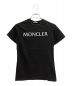 MONCLER（モンクレール）の古着「T-SHIRT GIROCOLLO ビジュー ロゴ カットソー」｜ブラック