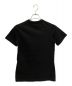 MONCLER (モンクレール) T-SHIRT GIROCOLLO ビジュー ロゴ カットソー ブラック サイズ:XS：30000円