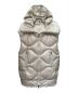 中古・古着 MONCLER (モンクレール) ACHARD/リバーシブルダウンベスト ベージュ：100000円