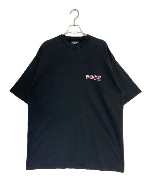 BALENCIAGA（バレンシアガ）BALENCIAGA (バレンシアガ) ロゴTシャツ ブラック サイズ:Sの古着・服飾アイテム