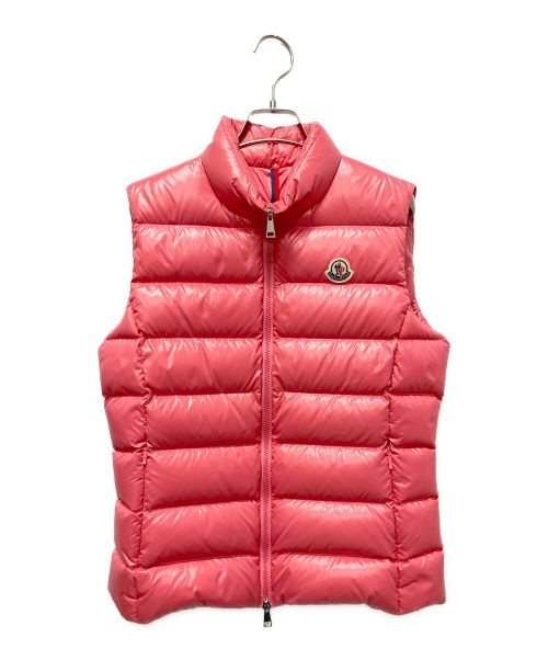 MONCLER（モンクレール）MONCLER (モンクレール) MONCLER GHANY/ダウンベスト ピンク サイズ:3の古着・服飾アイテム