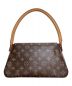 LOUIS VUITTON (ルイ ヴィトン) ミニルーピング/ハンドバッグ ブラウン：120000円