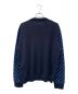 LOUIS VUITTON (ルイ ヴィトン) Monogram Sleeve CrewNeck Knit/モノグラム スリーブ クルーネック ニット ネイビー サイズ:M：110000円