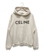 CELINEセリーヌ）の古着「フロントロゴパーカー」｜アイボリー