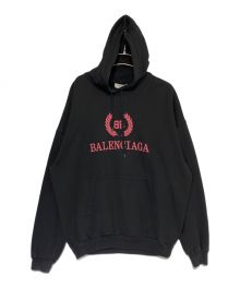 BALENCIAGA（バレンシアガ）の古着「ロゴパーカー」｜ブラック