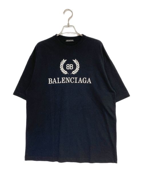 BALENCIAGA（バレンシアガ）BALENCIAGA (バレンシアガ) ロゴTシャツ ブラック サイズ:XXSの古着・服飾アイテム