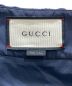 中古・古着 GUCCI (グッチ) GG ニットチェック スカート ネイビー×グリーン サイズ:40：40000円