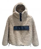 Christian Diorクリスチャン ディオール）の古着「Anorak Fleece Hoodie」｜ベージュ×ネイビー