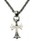 CHROME HEARTS (クロムハーツ) スモールCHクロスWベイルネックレス サイズ:-：340000円