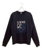 LOEWEロエベ）の古着「Anagram Logo Sweatshirt (アナグラムロゴスウェット)」｜ブラック