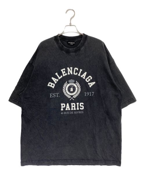 BALENCIAGA（バレンシアガ）BALENCIAGA (バレンシアガ) ヴィンテージロゴTシャツ グレー サイズ:XLの古着・服飾アイテム