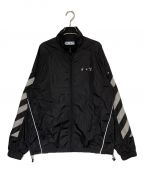 OFFWHITEオフホワイト）の古着「DIAGONALS TRACK JACKET」｜ブラック